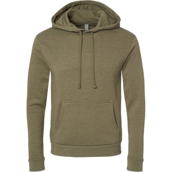Custom Unisex Malibu Hoodie Sweatshirt Heather Military Green