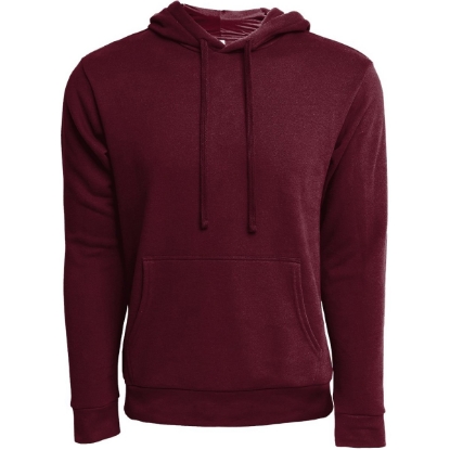 Custom Unisex Laguna Sueded Hoodie Sweatshirt Maroon