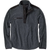 Custom Womens Sierra Melange Fleece Pullover Charcoal