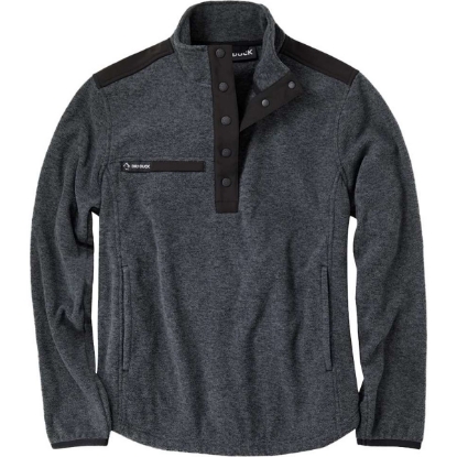Custom Womens Sierra Melange Fleece Pullover Charcoal