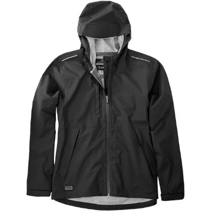 Custom Womens Challenger Full-Zip Rain Jacket Black