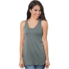 Custom Womens Triblend Racerback Tank Top Tri Athletic Grey