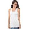 Custom Womens Triblend Racerback Tank Top Tri White Solid