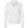 Custom Womens Ultimate365 Quarter-Zip Pullover White