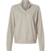 Custom Womens Ultimate365 Quarter-Zip Pullover Wonder Alumina