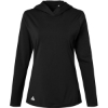 Custom Womens Performance Hooded Pullover Black
