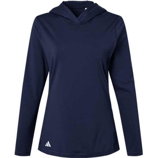 Custom Womens Performance Hooded Pullover Collegiate Navy