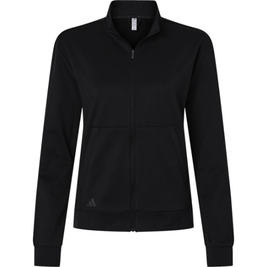 Custom Womens Ultimate365 COLD. RDY Full-Zip Jacket Black