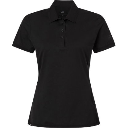 Custom Womens Ultimate365 Tour Twistknit Polo Black