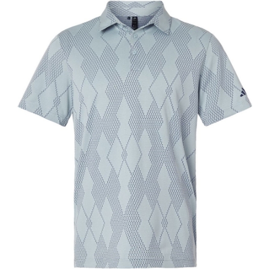 Custom Mens Ultimate365 Textured Polo Wonder Blue