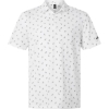 Custom Mens Ultimate365 Mesh Print Polo White/ Black