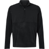 Custom Mens Ultimate365 Cozy Quarter-Zip Pullover Black