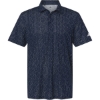Custom Mens Ultimate365 Mesh Tango Print Climacool Polo Collegiate Navy/ White