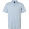 Custom Mens Performance Textured Polo White/ Crystal Sky