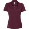 Custom Womens Performance Polo Maroon