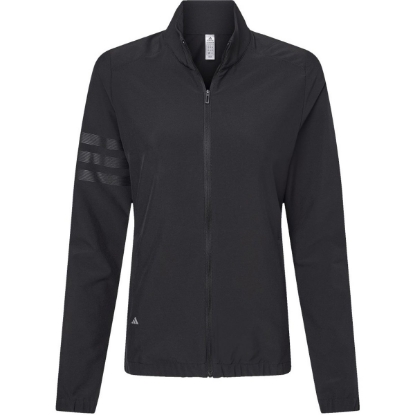 Custom Womens Wind Resistant Full-Zip Jacket Black/ Black