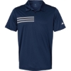 Custom Mens 3-Stripes Chest Polo Collegiate Navy/ White