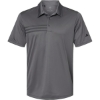 Custom Mens 3-Stripes Chest Polo Grey Five/ Black