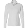 Custom Womens Lightweight Quarter-Zip Pullover White