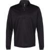 Custom Mens Ultimate365 Lightweight Quarter-Zip Pullover Black