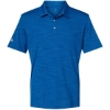 Custom Mens Mélange Polo Collegiate Royal Melange