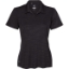 Custom Womens Mélange Polo Black Melange