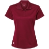 Custom Womens Performance Piqué Polo Collegiate Burgundy
