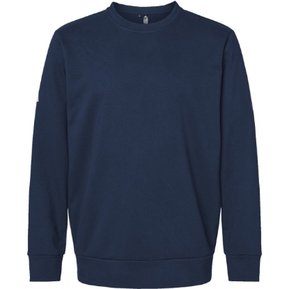 Custom Unisex Fleece Crewneck Sweatshirt Collegiate Navy