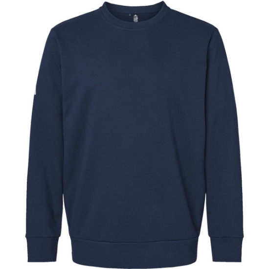 Custom Unisex Fleece Crewneck Sweatshirt Collegiate Navy