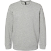 Custom Unisex Fleece Crewneck Sweatshirt Grey Heather