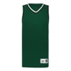 Custom Mens Retro Basketball Jersey Forest/ Black/ White