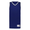Custom Mens Retro Basketball Jersey Navy/ Graphite/ White