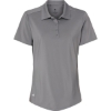Custom Womens Ultimate365 Solid Polo Grey Three