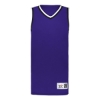 Custom Youth Retro Basketball Jersey Purple/ Black/ White