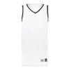 Custom Youth Retro Basketball Jersey White/ Black/ White
