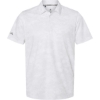 Custom Mens All Over Camo Print Polo White