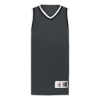 Custom Womens Retro Basketball Jersey Graphite/ Black/ White
