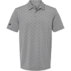 Custom Mens Ultimate365 Pine Tree Polo Grey Three/ Black