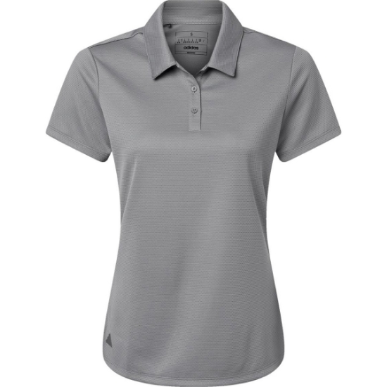 Custom Womens Micro Piqué Polo Grey Three