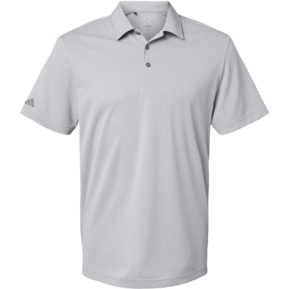 Custom Mens Heathered Polo Grey Two Melange
