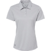 Custom Womens Heathered Polo Grey Two Melange