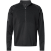 Custom Mens Performance Quarter-Zip Pullover Black