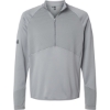 Custom Mens Performance Quarter-Zip Pullover Grey Three