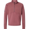 Custom Mens Performance Quarter-Zip Pullover Quiet Crimson