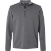 Custom Mens Spacer Quarter-Zip Pullover Grey Five