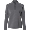 Custom Womens Spacer Quarter-Zip Pullover Grey Five