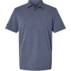 Custom Mens Blended Polo Collegiate Navy Melange