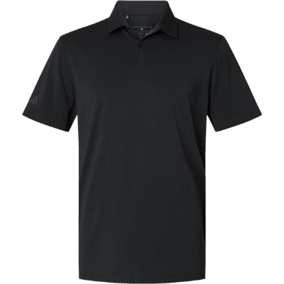 Custom Mens Blended Polo Solid Black