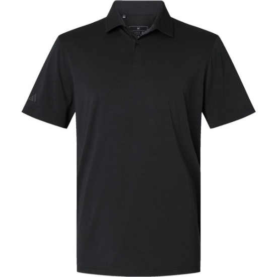Custom Mens Blended Polo Solid Black