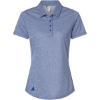 Custom Womens Space Dyed Polo Collegiate Royal Melange